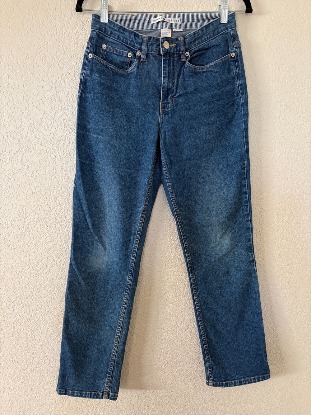 Tommy Hilfiger Women's Straight Jeans - Dark Blue Denim